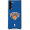 NBA New York Knicks Distressed Galaxy S24 FE Clear Case